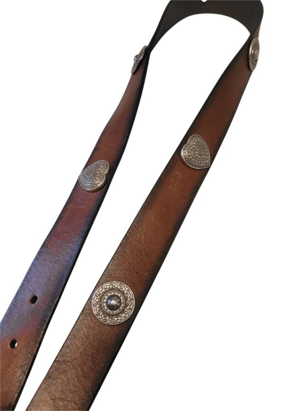 Fossil Leather Heart Concho Belt - Picture 5 of 8